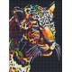 Набір з алмазною мозаїкою Ягуар поп-арт AMO7214, 30x40 см