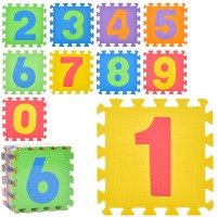 Килимок Мозаїка EVA, цифри, 10 деталей, 30x30 см, пазл, M0375-2