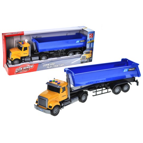 Вантажівка інерційна, озвучена, зі світлом