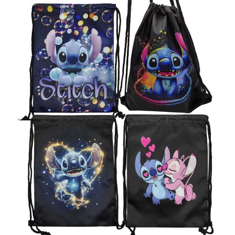 Мішок для взуття Стіч, не промокає, 34x43 см, 578 (В асортименті)