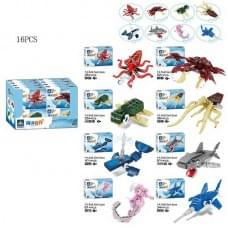 Конструктор #1-8 /27/432/16шт в кор. 34 дет. 14х9х4см