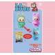 Розважальна іграшка зі свистулькою "LABUBU" 3 кольори, 17х12х3 см, в п/е, МІКС ВИДІВ /720-2/