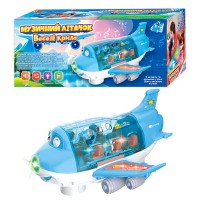 Літачок WToys, звук українською , пісня, підсвічування, рухома фігурка
