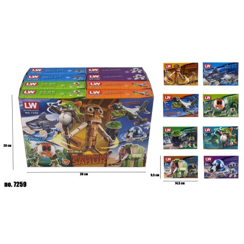 Конструктор БРЕЙНРОТ Герої мемів, 7259, 56-73 деталі, (В асортименті)