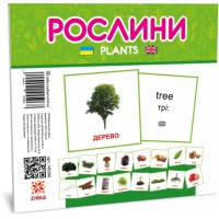 Картки міні Світ рослин, 110x110 мм, 28.5