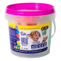 Набір повітряного пластиліну, 10 шт., 10 кольорів, з формами, стеком