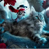 Алмазна мозаїка на підрамнику Кіт 40×50 см 71488_BGLE