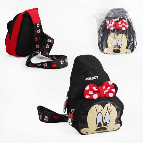 Сумочка Мінні Маус, два відділення, висота 19 см, C65520 (В асортименті)