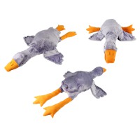 М'яка іграшка Гусак подушка обіймашка 160 см сірий М160-С