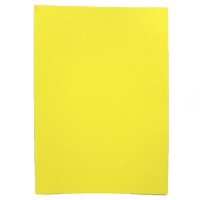 Фоаміран EVA 1,7 мм жовтий флуоресцентний глітер А4 10 листів 17F-001