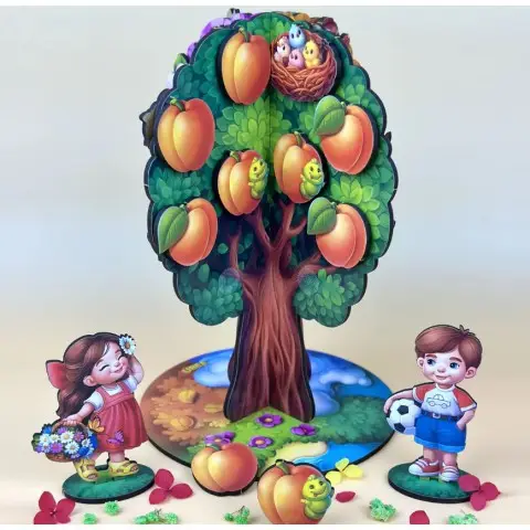 Гра на липучках Пори року абрикоса Ubee ПСД295