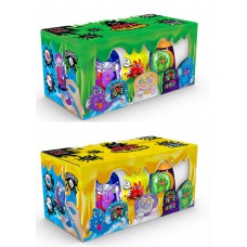 В'язка маса "3 в 1 "magnetic slime", "fluffy slime", "crazy slime fluoric" укр/рос (8) danko toys