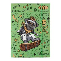 Папка для зошитів Cool, картонна, на гумках, В5+, 175x240x25 мм, KIDS Line