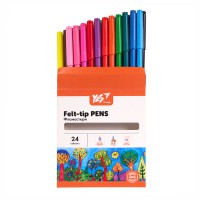 Фломастери YES 24 кольори у карт кор Orange Line 650558