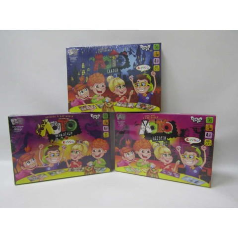 Настільна гра Лото дитяче New (російською)/українська, Danko Toys