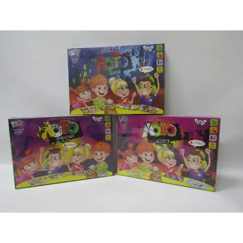 Настільна гра Лото дитяче New (російською)/українська, Danko Toys