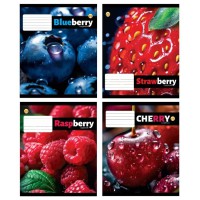 Зошити учнівські 12 аркушів коса лінія 25 штук в упаковці ТЕ43101