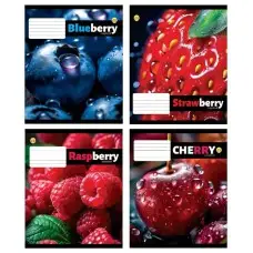 Тетради ученические 12 листов косая линия 25 штук в упаковке ТЕ43101