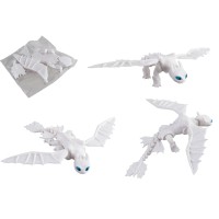 3D Іграшка Як приручити дракона, Денна Фурія, біла, 22x27 см