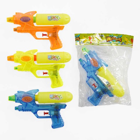 Водяний пістолет зі знімним балоном, помповий механізм, 2 дула