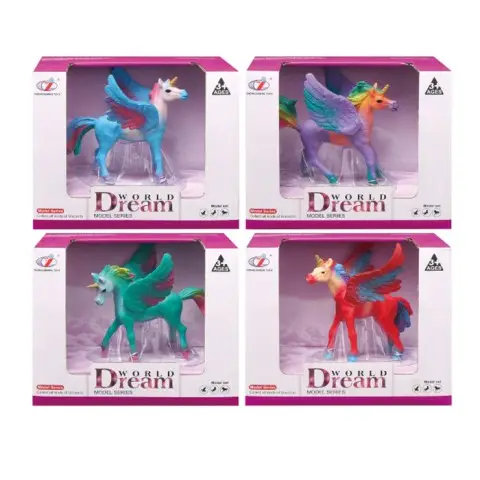 Коняшка единорог/пегас, 10 см, 4 вида, 15x12x7.5 см