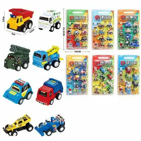 Набір машин на листі (В асортименті) 2965