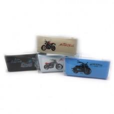 Пенал силикон. "Bike" 20*8*3,5 см, PVC, mix
