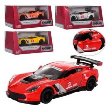 Модель легкова chevrolet corvette c7. R 5'' kt5397w race car метал. Інерція відкр. Дв. 4кол. Коробка