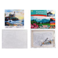 Набір для розпису по номерах Блакитний берег, TK Group, 30x40 см, 31492