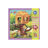 Пазли G-Toys Дитячий майданчик, 16 елементів, LX07