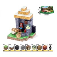 Конструктор магнітний Minecraft, LZCK083, 103 елементи, фігурки героїв