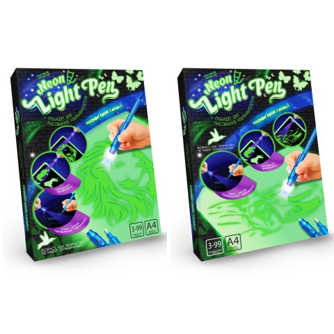 Набір креативної творчості Neon Light Pen (українською), Danko Toys