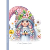 Блокнот, 80 г, інтегральний, 143x200 мм, 48 аркушів, чисті аркуші, матова ламінація, дизайн 24323