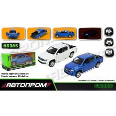 Машина мет. АВТОПРОМ 2кольори 1:30 Volkswagen Amarok, батар,світло,звук,відкр.двері,кор. 18*9*8см /48-2/