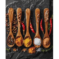 Набір для розпису по номерах Різноманітні спеції, 40x50 см, КНО5690