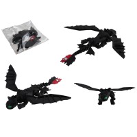 3D Іграшка Як приручити дракона, Нічна Фурія, чорна, 22x27 см