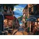Набір для розпису по номерах Французька вуличка, 40x50 см