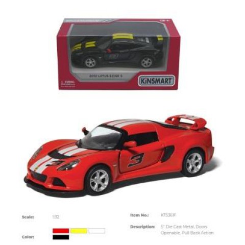 Модель Lotus Exige S 2012 5" метал інерція двері (В асортименті) KT5361FW