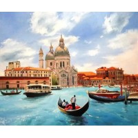 Алмазна мозаїка на підрамнику Венеція 40×50 см 71788_BGLE