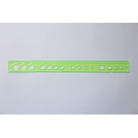 Лінійка прозора, 300 мм, 10 шт. в упаковці