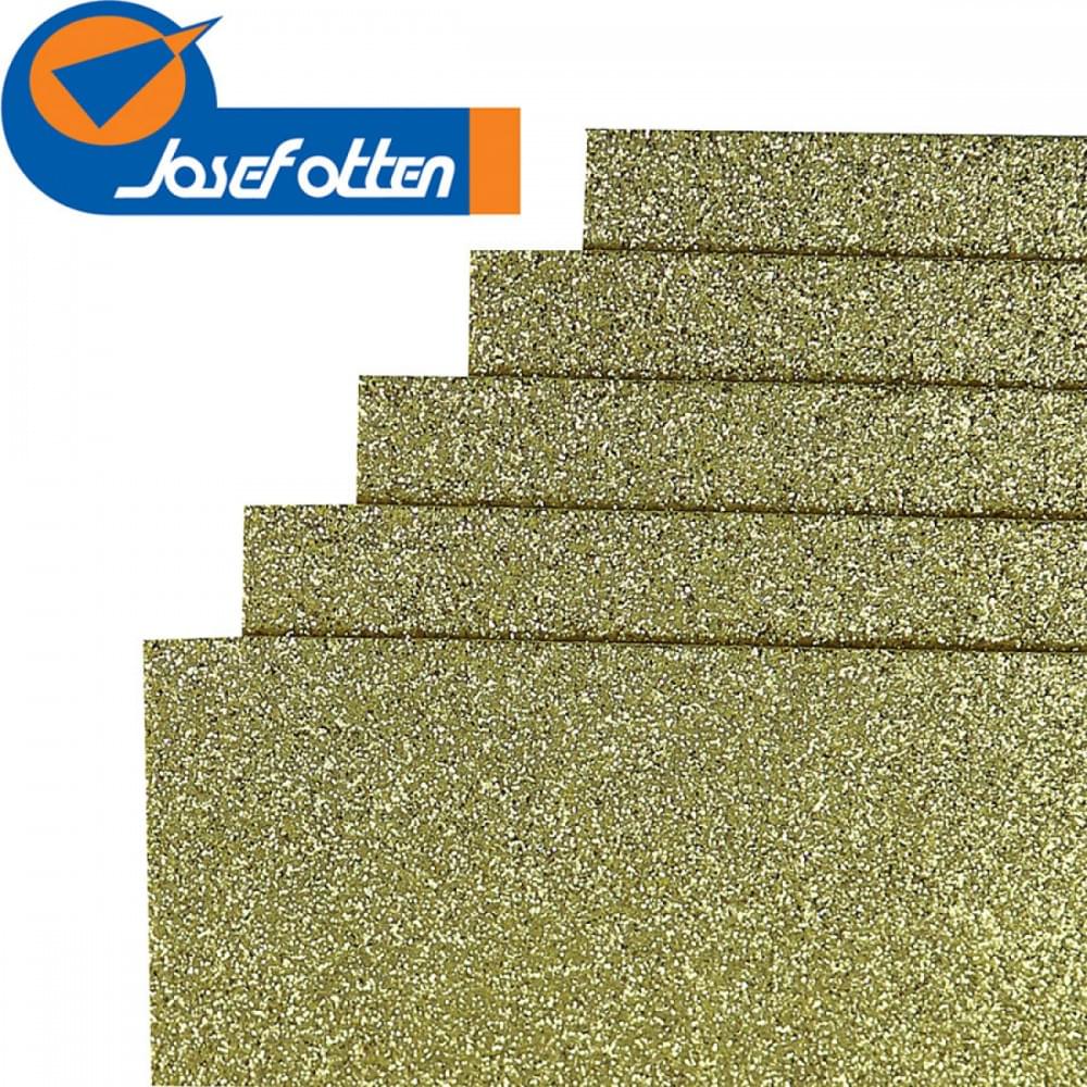 Фоамиран EVA 1.7±0.1MM "Золотой" GLITTER HQ A4 (21X29.7CM)