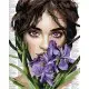 Картина за номерами Барвиста поезія Фіолетові іриси Ideyka 40×50 см КНО8593