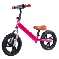 Беговел сталевий BB1254 колеса EVA 12", рожевий