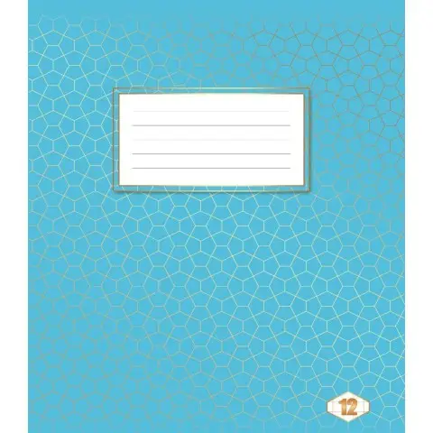 Тетради ученические 12 листов клетка Фоновый Школьный, 25 шт. в упаковке