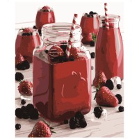 Набір для розпису картини Strateg Яскравий напій, VA-2731