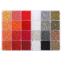 Набір бісеру в пластиковому боксі-органайзері 1199-327