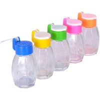 Сільничка скляна 40 мл, 7,5×4×4 см, 4 шт в упаковці