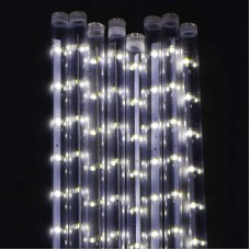 Гірлянда світлодіодна вулична с 31320 "соулька" (50) 320 лампочок, довжина проводу 3 метри, 8 плафонів, довжина лампочки 50 см, біле світло лампочок