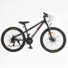 Велосипед спортивний Corso Phantom PH-26008 26" сталева рама, SunRun 21 швидкість