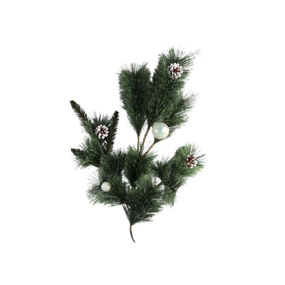 Ялинкова гілка з прикрасою Yes! Fun "Чарівна" 50см 960346